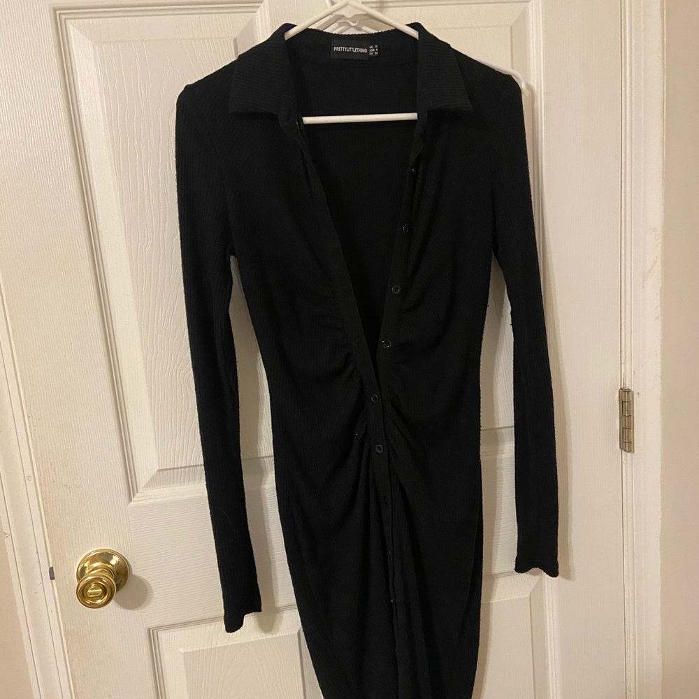 Pretty little thing Maxi Dress - Button down